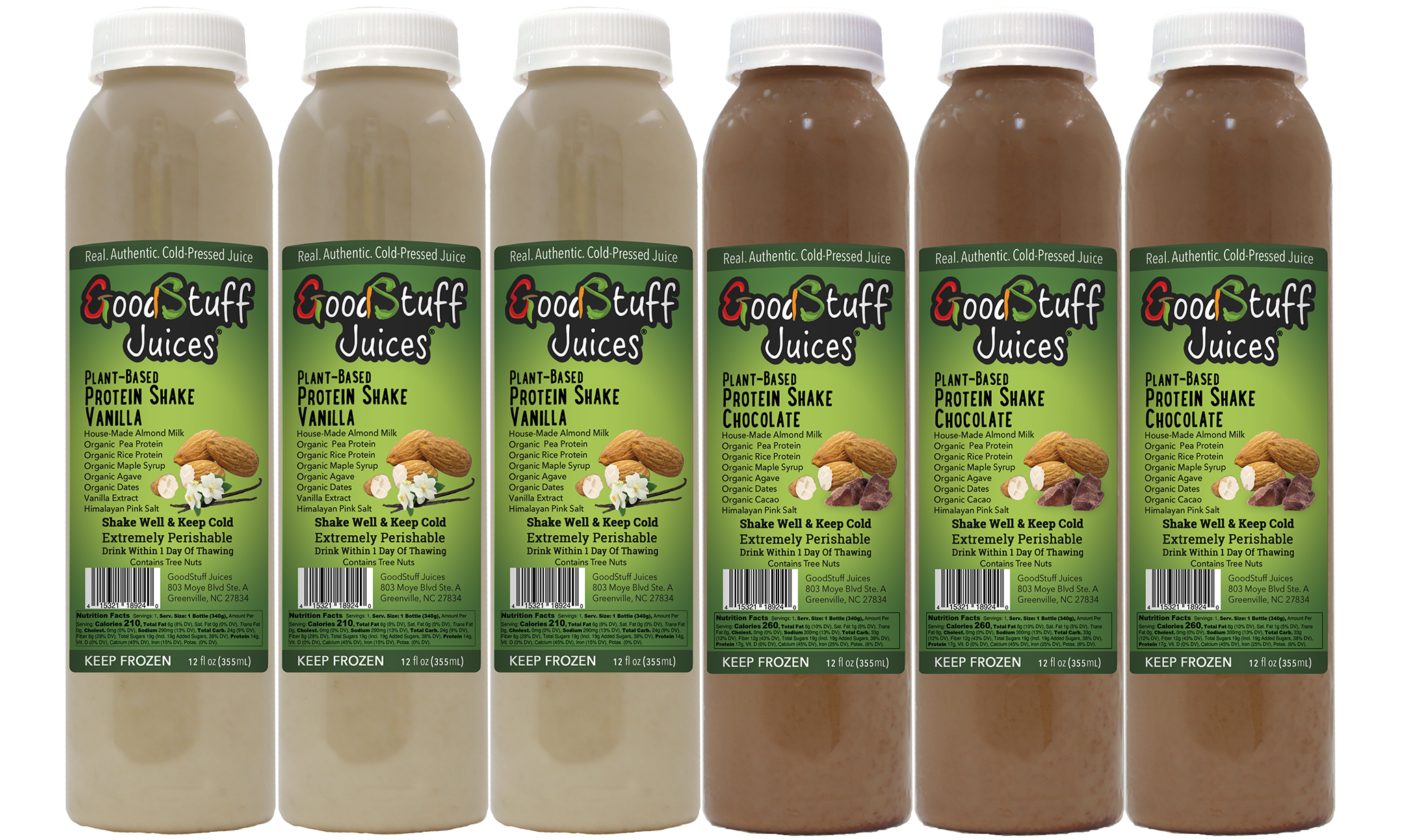 Plant-Based Protein Shake Vanilla & Chocolate